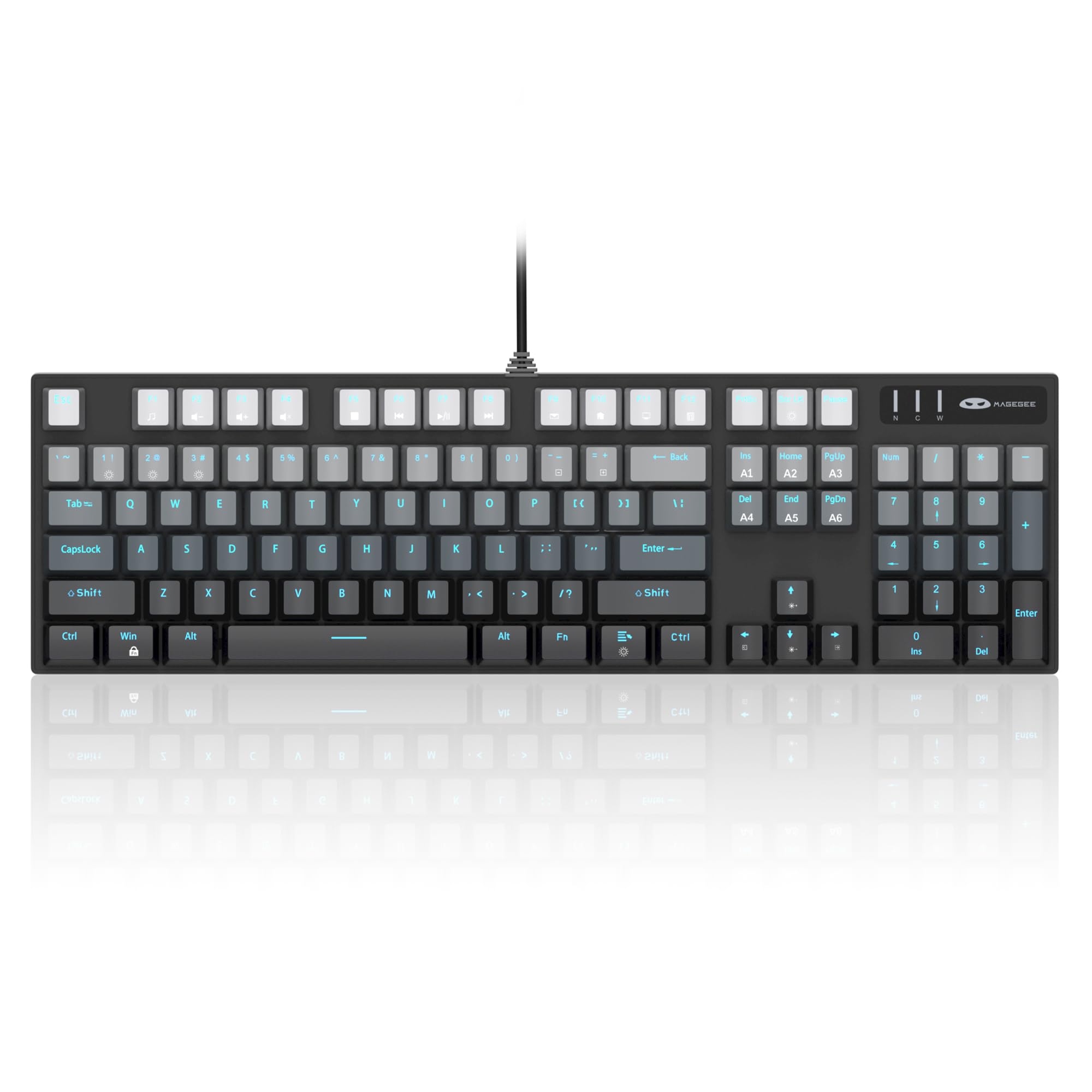 Amazon.com: MageGee MK-Storm Mechanical Gaming Keyboard, 104 Keys